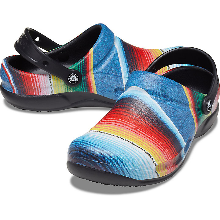 Big And Tall Crocs Bistro Graphic Clog Noir Multicolore Homme | JXM-6591106