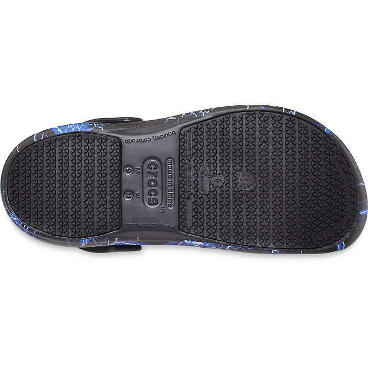 Sabots Crocs Bistro Graphic Clog Noir Bleu Homme | VJB-1950815