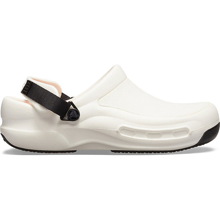 Big And Tall Crocs Bistro Pro LiteRide Clog Blanche Homme | ODR-2510596