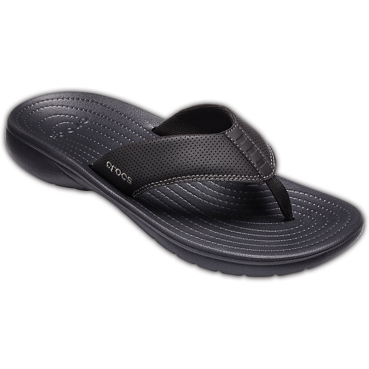 Tong Crocs Bogota Flip Noir Homme | UAR-4869845