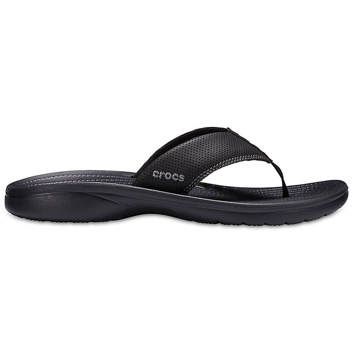 Tong Crocs Bogota Flip Noir Homme | UAR-4869845