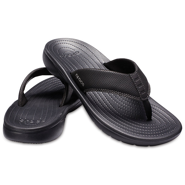 Tong Crocs Bogota Flip Noir Homme | UAR-4869845