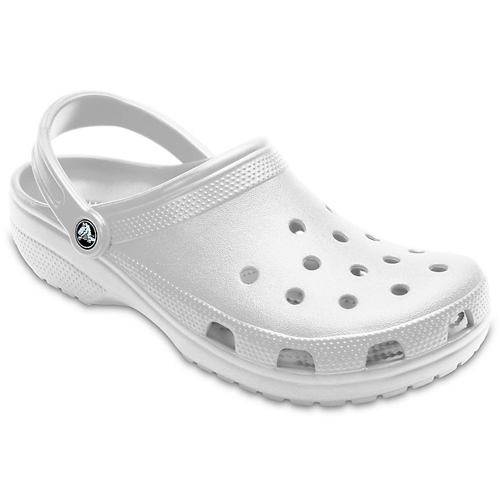 Big And Tall Crocs Classiche Clog Blanche Homme | OKV-9515670