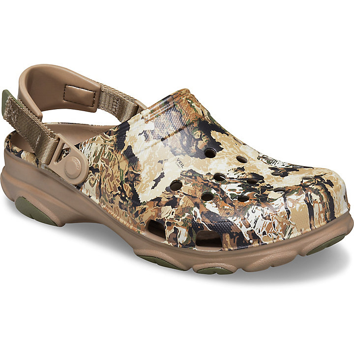 Sabots Crocs Classiche All-Terrain Veil Whitetail Clog Kaki Homme | ETC-1333607