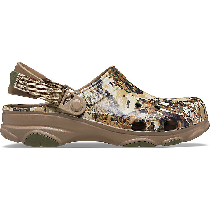 Sabots Crocs Classiche All-Terrain Veil Whitetail Clog Kaki Homme | ETC-1333607