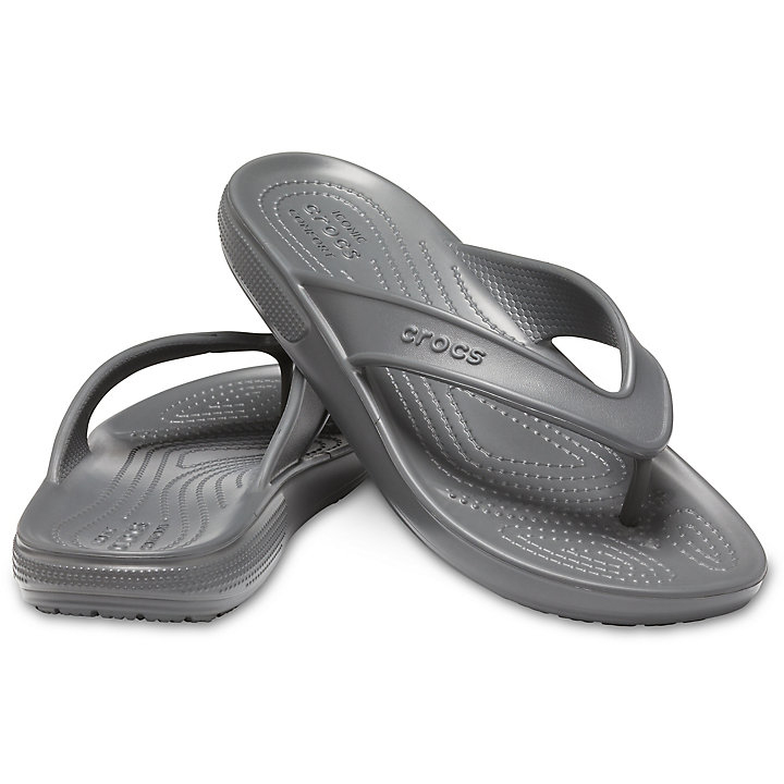 Tong Crocs Classiche II Flip Grise Homme | PCG-3498737