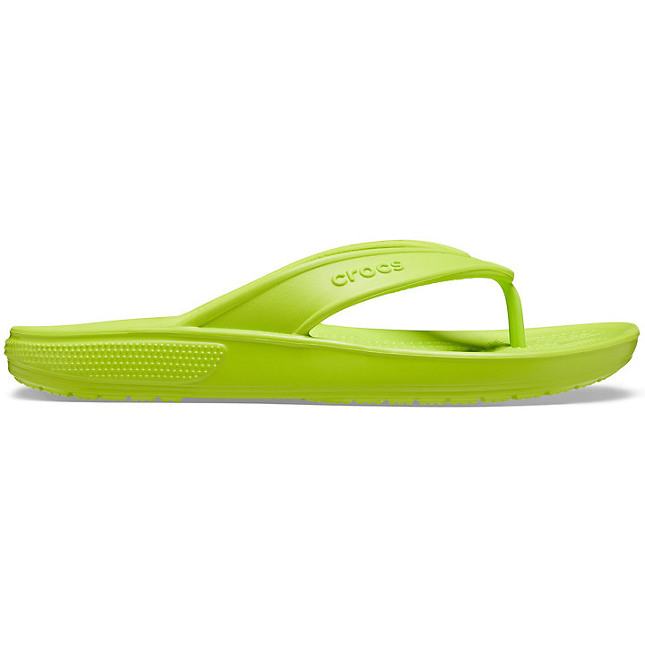 Tong Crocs Classiche II Flip Vert Clair Homme | ITO-0322970