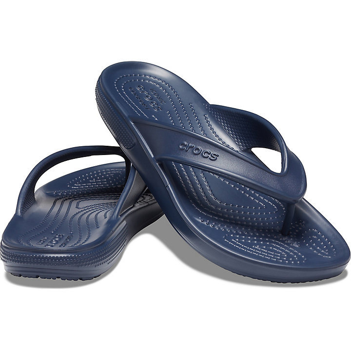 Tong Crocs Classiche II Flip Bleu Marine Homme | PBG-5512911