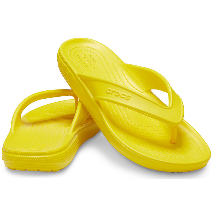 Tong Crocs Classiche II Flip Citron Homme | WYH-7672599