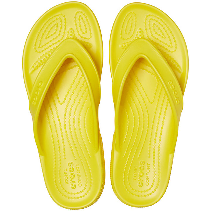 Tong Crocs Classiche II Flip Citron Homme | WYH-7672599