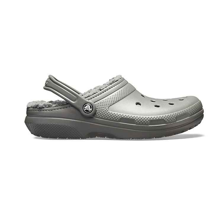 Big And Tall Crocs Classiche Doublée Clog Grise Homme | DHG-2991369