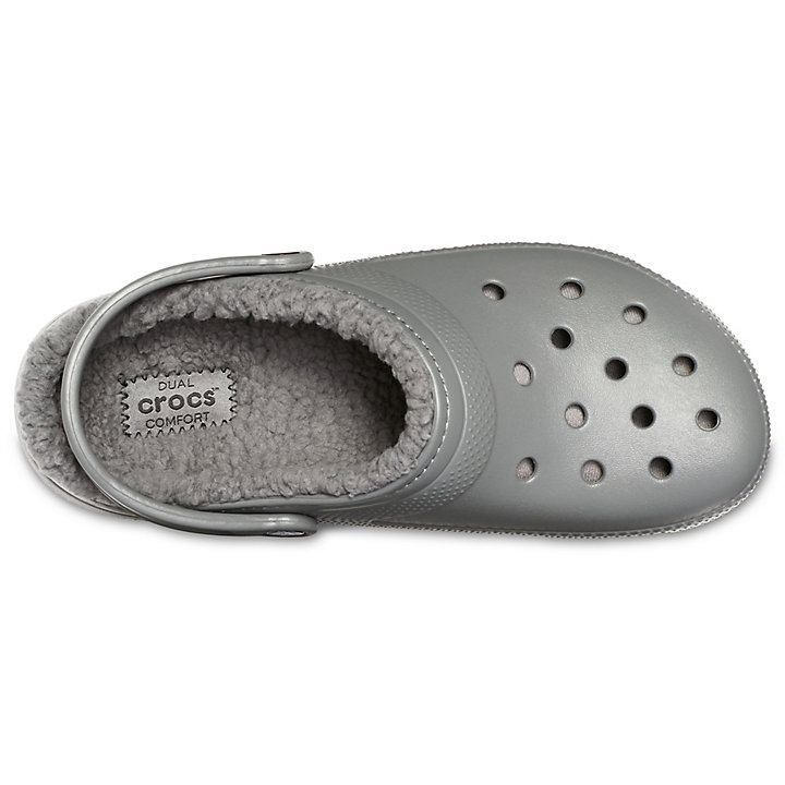 Big And Tall Crocs Classiche Doublée Clog Grise Homme | DHG-2991369