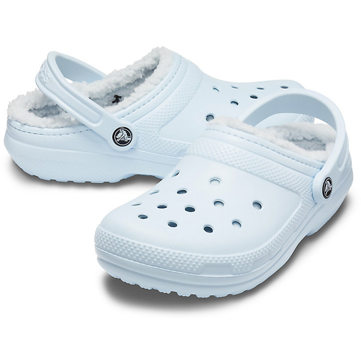 Big And Tall Crocs Classiche Doublée Clog Bleu Clair Homme | UUH-7254475