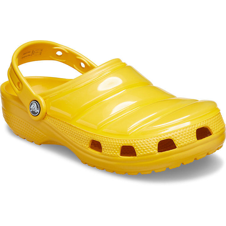 Sabots Crocs Classiche Neo Puff Clog Jaune Homme | UTH-2521953