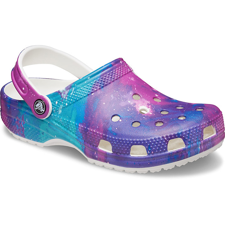 Sabots Crocs Classiche Out of This World Clog Blanche Violette Homme | XNO-0838152