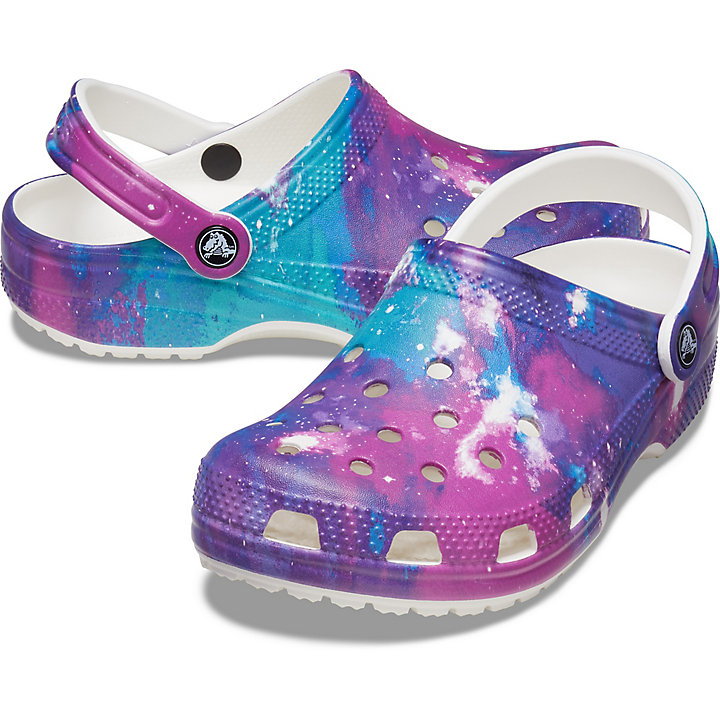 Sabots Crocs Classiche Out of This World Clog Blanche Violette Homme | XNO-0838152