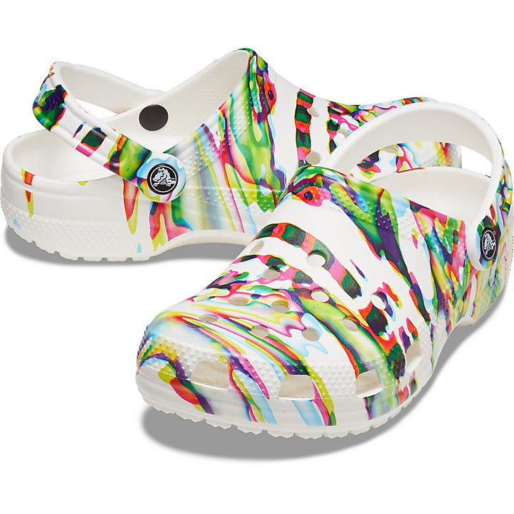 Sabots Crocs Classiche Out of This World Clog Blanche Multicolore Homme | BVL-8349338