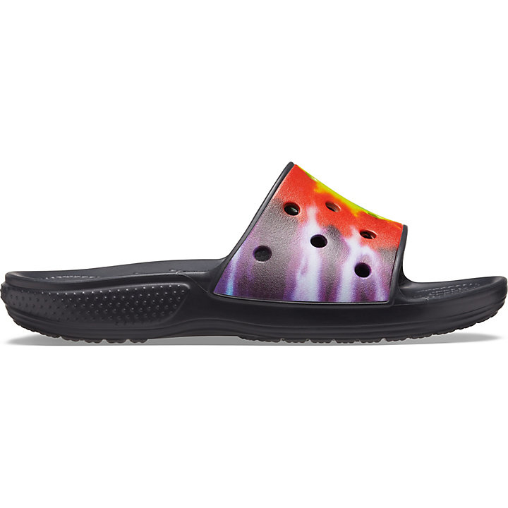 Sandales Crocs Classiche Tie-Dye Graphic Claquette Multicolore Homme | AJY-3251124