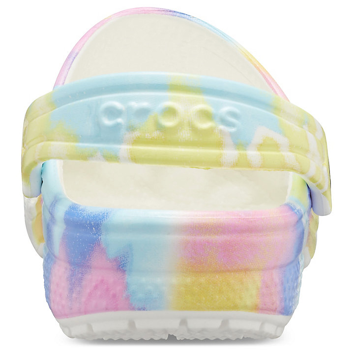 Sabots Crocs Classiche Tie-Dye Graphic Clog Blanche Multicolore Homme | FDQ-5998372