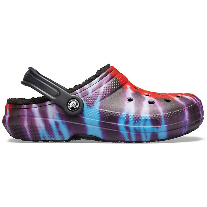 Sabots Crocs Classiche Tie-Dye Doublée Clog Multicolore Noir Homme | EMV-2364710