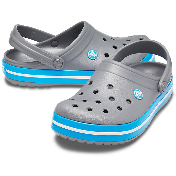 Sabots Crocs Crocband Clog Grise Bleu Homme | KDR-1238827