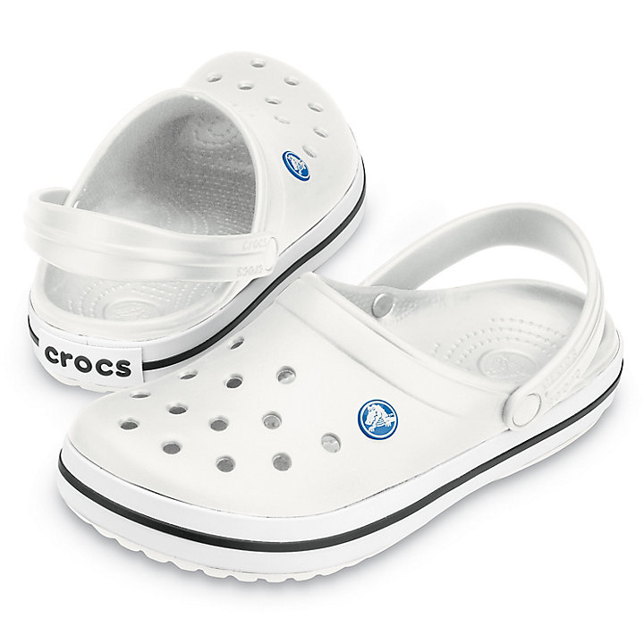 Sabots Crocs Crocband Clog Blanche Homme | CLA-0373206