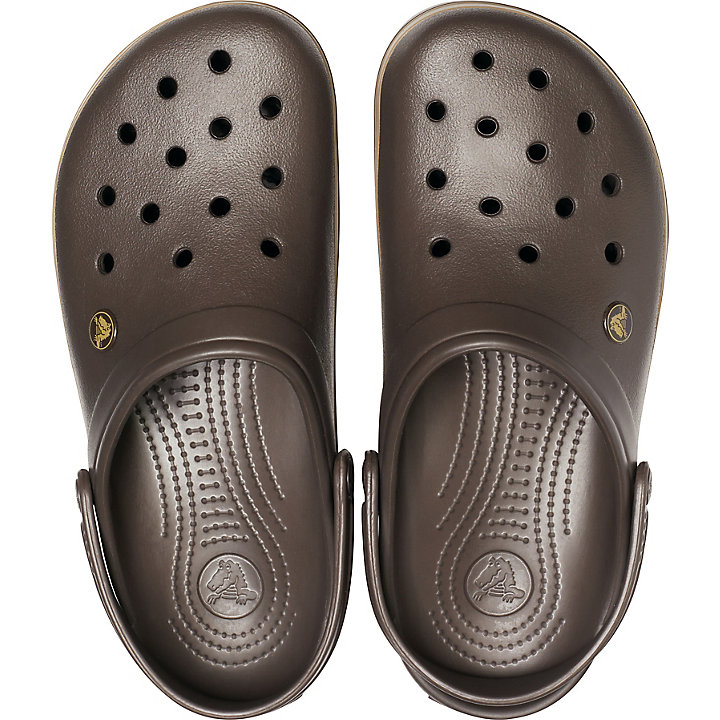 Sabots Crocs Crocband Clog Chocolat Kaki Homme | SHS-7328234