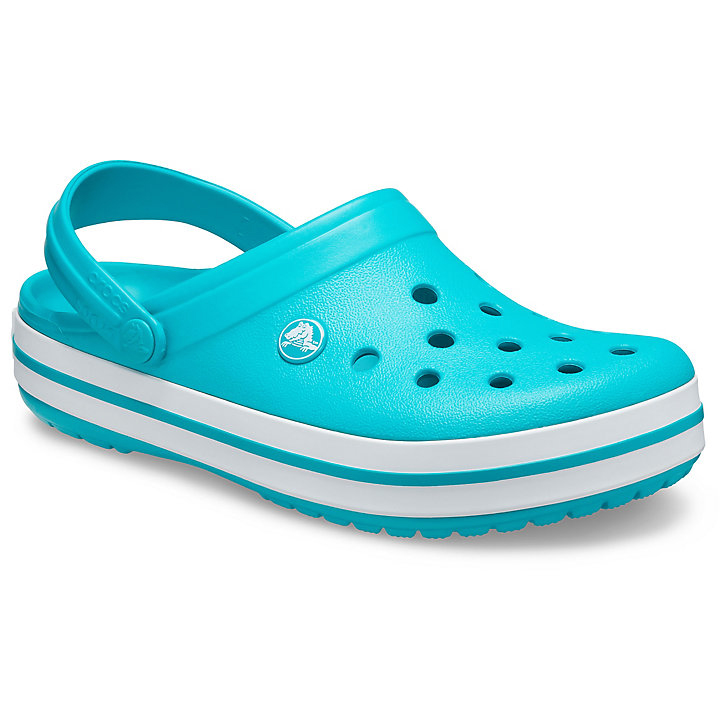 Sabots Crocs Crocband Clog Turquoise Blanche Homme | UUM-2150709