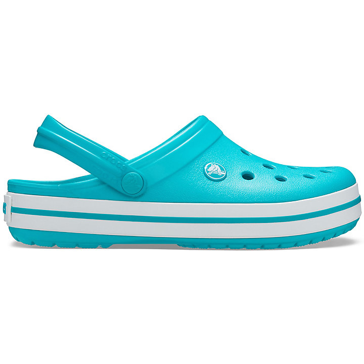 Sabots Crocs Crocband Clog Turquoise Blanche Homme | UUM-2150709