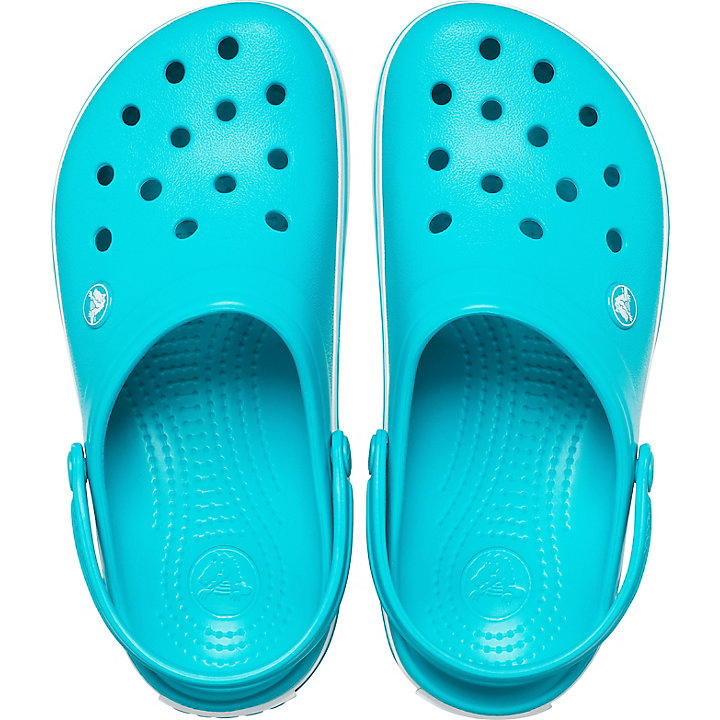 Sabots Crocs Crocband Clog Turquoise Blanche Homme | UUM-2150709