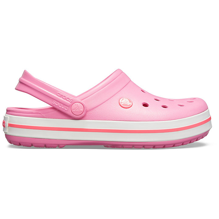 Sabots Crocs Crocband Clog Rose Blanche Homme | SQI-9397131