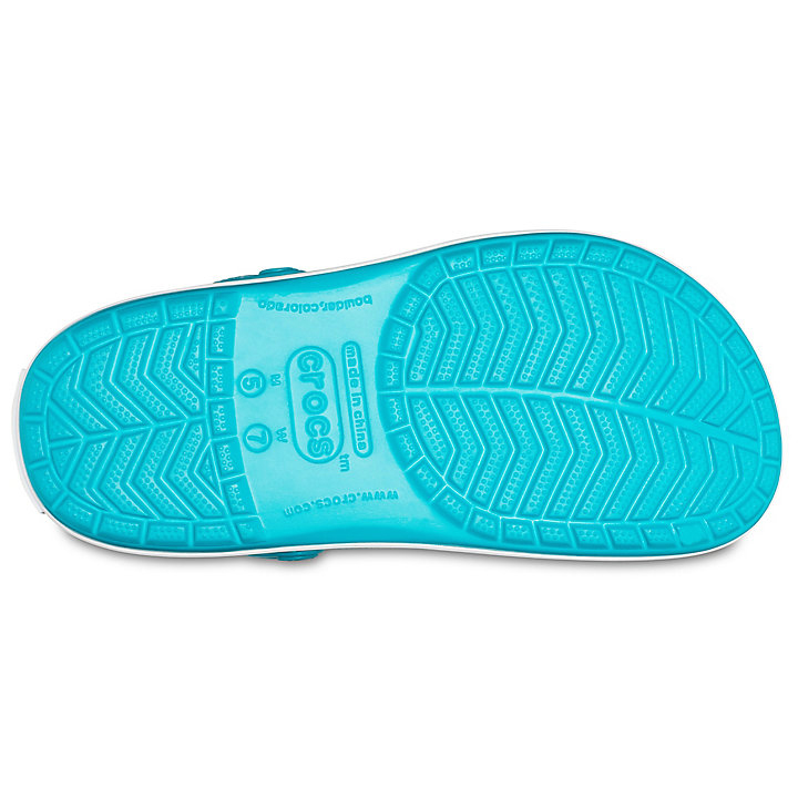 Sabots Crocs Crocband Clog Turquoise Blanche Homme | UUM-2150709