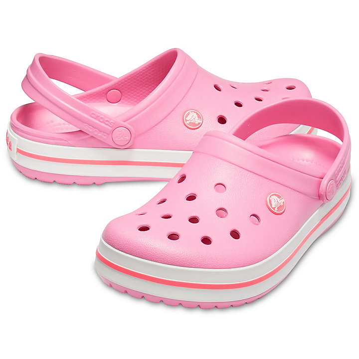 Sabots Crocs Crocband Clog Rose Blanche Homme | SQI-9397131