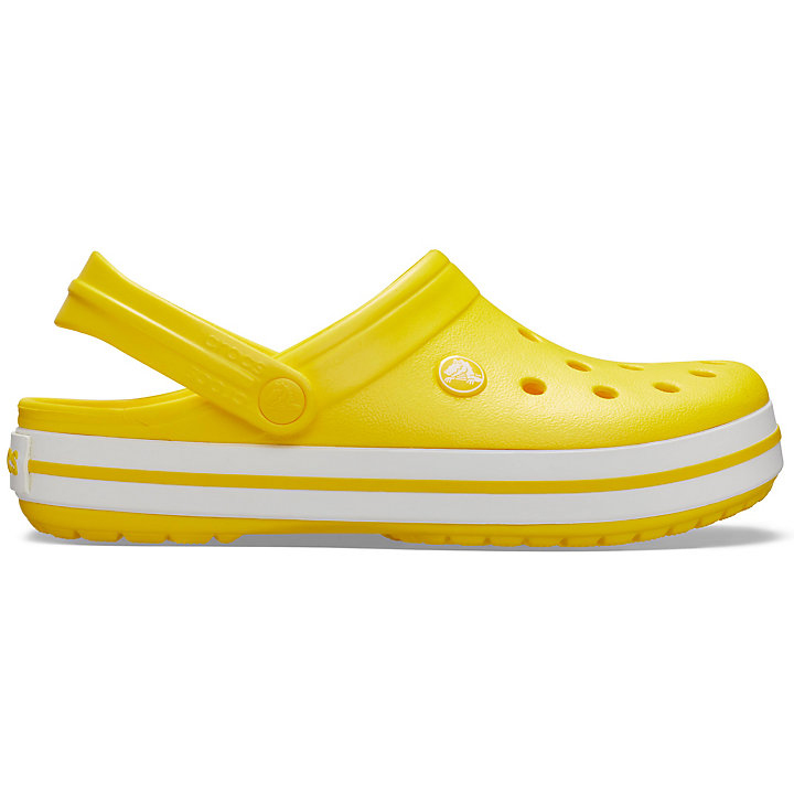 Sabots Crocs Crocband Clog Citron Blanche Homme | ILD-3305703