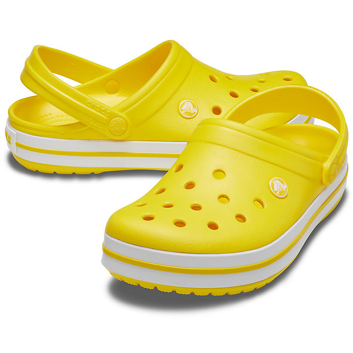 Sabots Crocs Crocband Clog Citron Blanche Homme | ILD-3305703