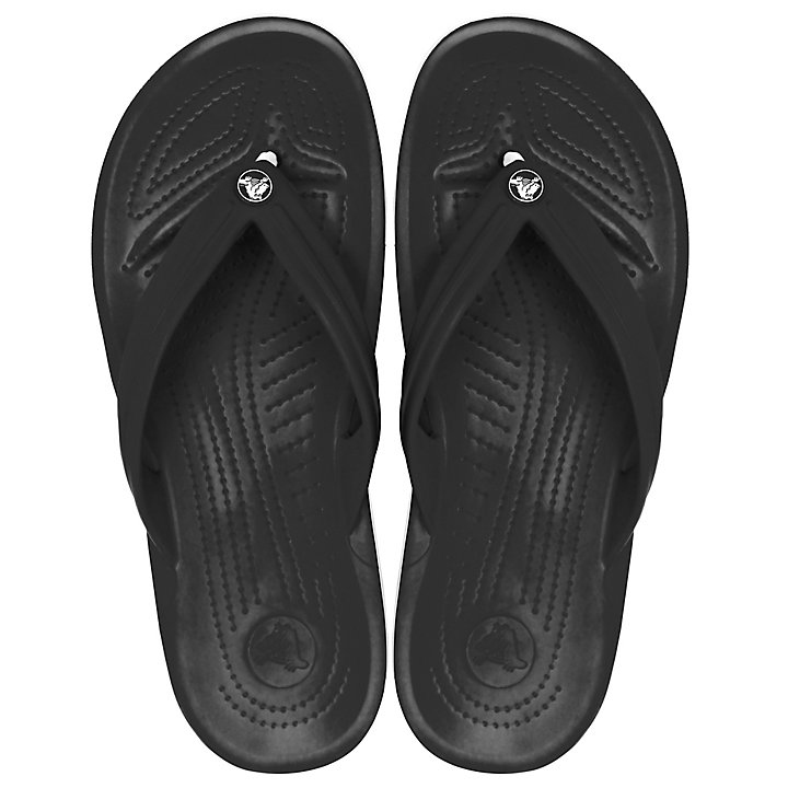 Tong Crocs Crocband Flip Noir Homme | XSN-6981786