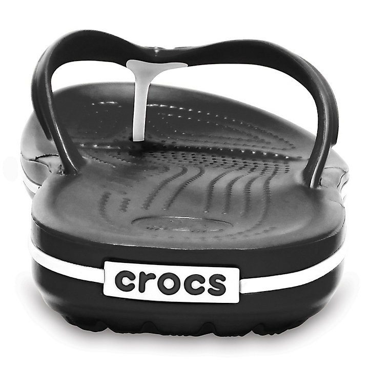 Tong Crocs Crocband Flip Noir Homme | XSN-6981786