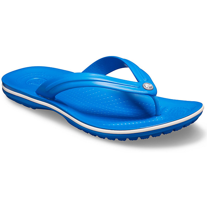 Tong Crocs Crocband Flip Bleu Blanche Homme | IND-8001145