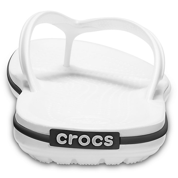 Tong Crocs Crocband Flip Blanche Homme | TBY-4078613