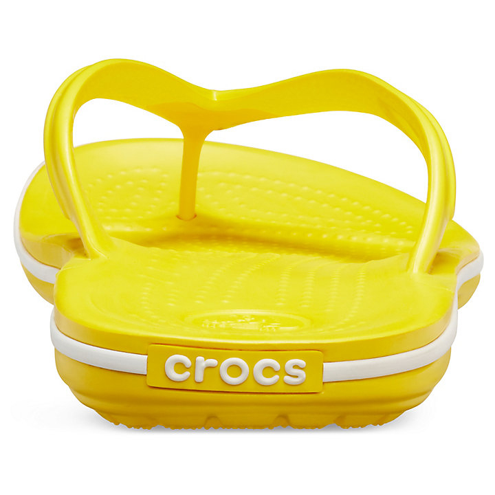 Tong Crocs Crocband Flip Citron Blanche Homme | WQA-1862871