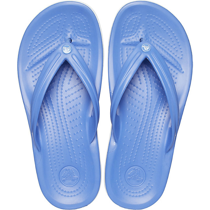 Sandales Crocs Crocband Flip Bleu Blanche Homme | VHP-6485114