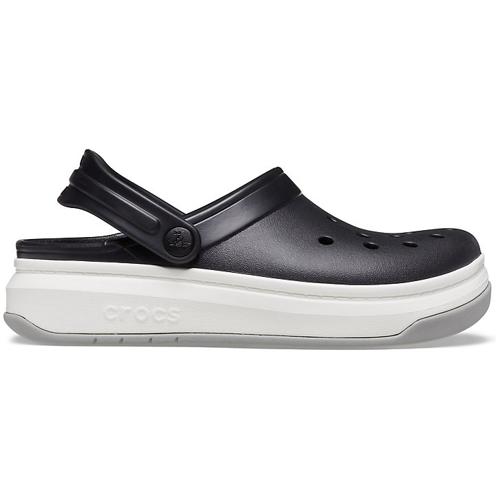 Sabots Crocs Crocband Full Force Clog Noir Blanche Homme | GOJ-7854049