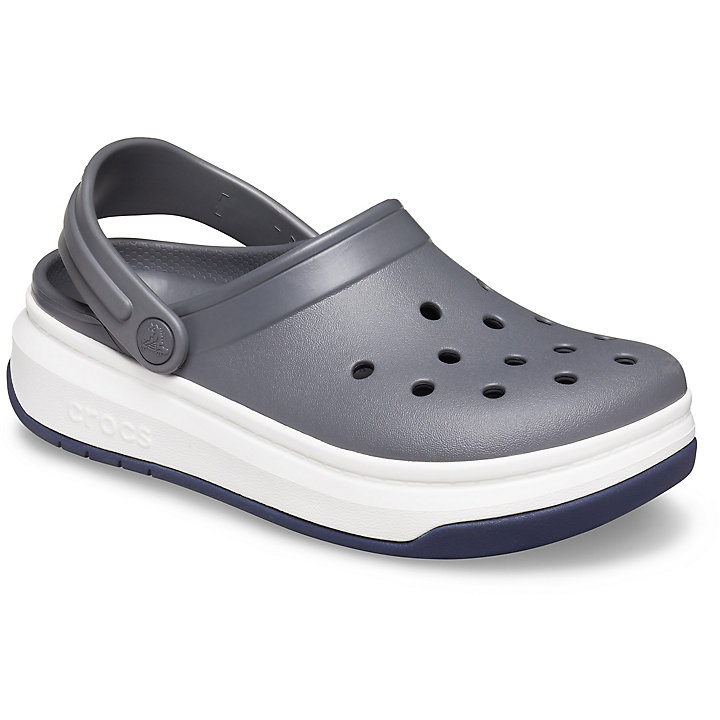 Sabots Crocs Crocband Full Force Clog Grise Blanche Homme | XNV-6552136