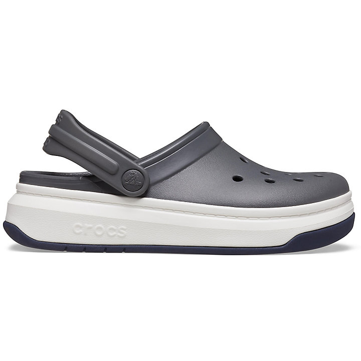 Sabots Crocs Crocband Full Force Clog Grise Blanche Homme | XNV-6552136