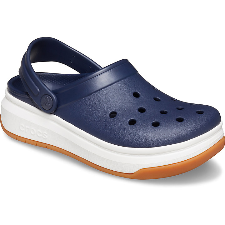 Sabots Crocs Crocband Full Force Clog Bleu Marine Blanche Homme | KNN-2763811