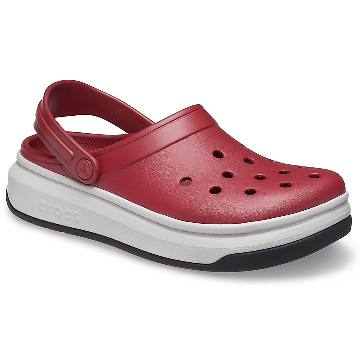 Sabots Crocs Crocband Full Force Clog Rouge Foncé Grise Blanche Homme | LMR-5620581