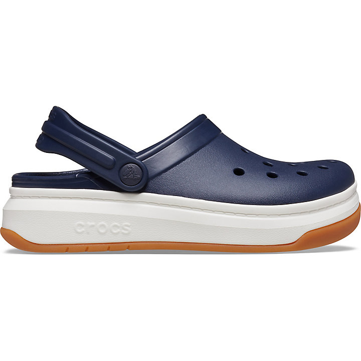 Sabots Crocs Crocband Full Force Clog Bleu Marine Blanche Homme | KNN-2763811