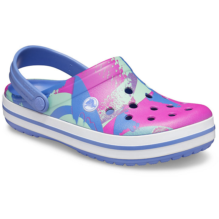 Sabots Crocs Crocband OmbreBlock Clog Bleu Multicolore Homme | AUY-2538289