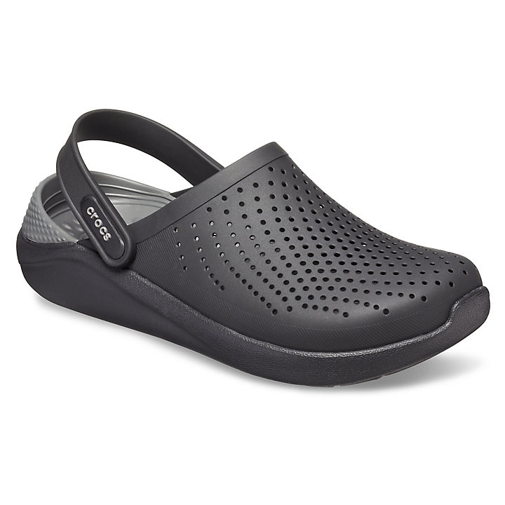 Sabots Crocs LiteRide Clog Noir Grise Homme | LXE-2036312