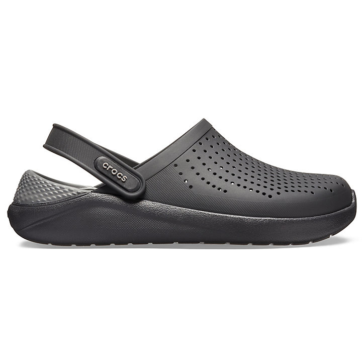 Sabots Crocs LiteRide Clog Noir Grise Homme | LXE-2036312